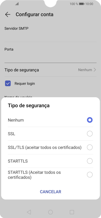 Pressione Nenhum para desativar a função. Pressione Nenhum para desativar a função.