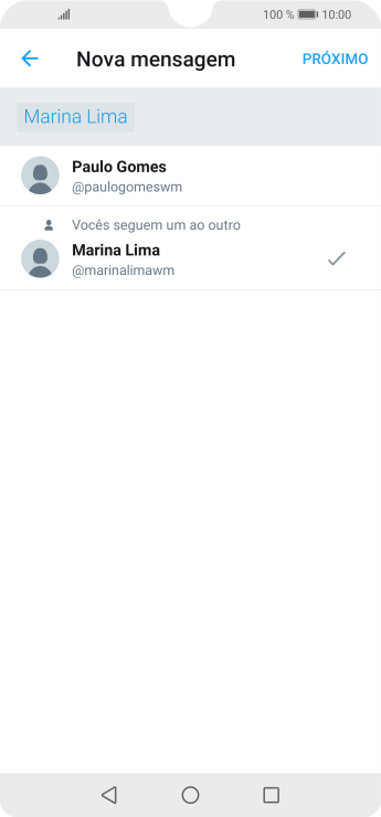 Pressione PRÓXIMO. Pressione PRÓXIMO.
