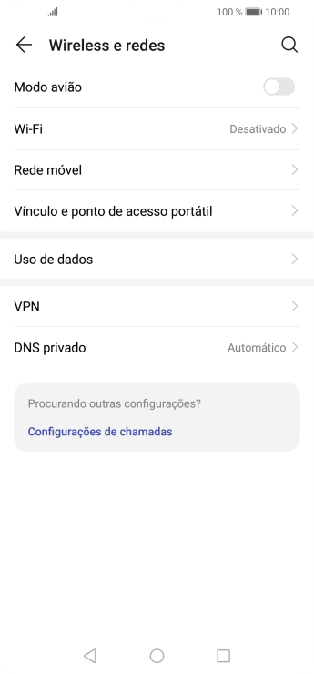 Pressione Uso de dados. Pressione Uso de dados.