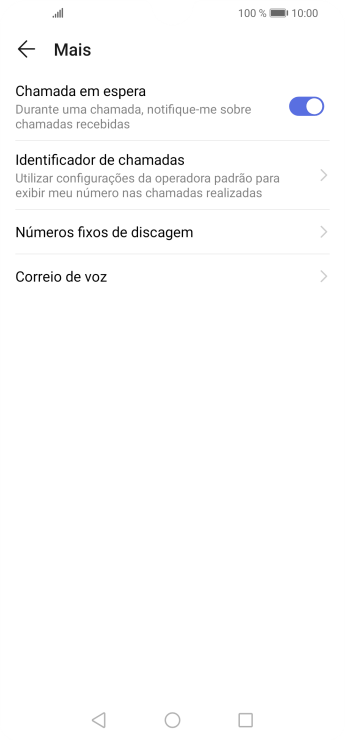 Pressione Identificador de chamadas. Pressione Identificador de chamadas.