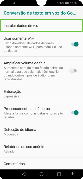 Pressione a tecla de início para finalizar e voltar à tela inicial. Pressione a tecla de início para finalizar e voltar à tela inicial.