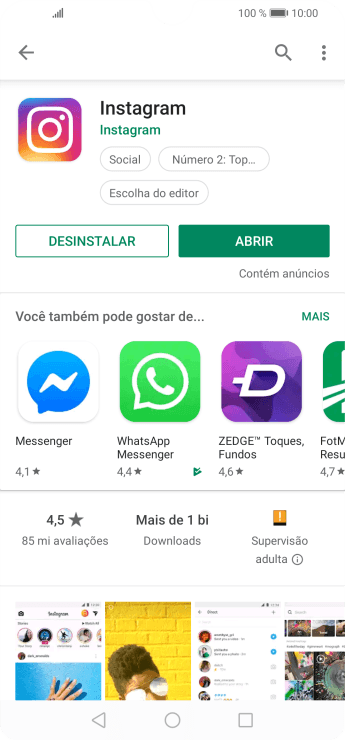 Pressione a tecla de início para finalizar e voltar à tela inicial. Pressione a tecla de início para finalizar e voltar à tela inicial.