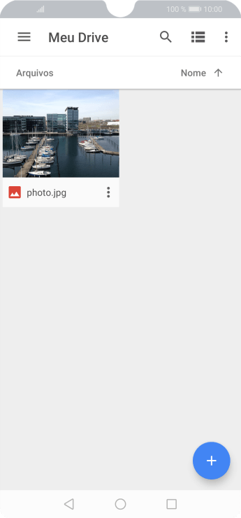 Pressione o ícone de pasta, e navegue até a pasta desejada. Pressione o ícone de pasta, e navegue até a pasta desejada.