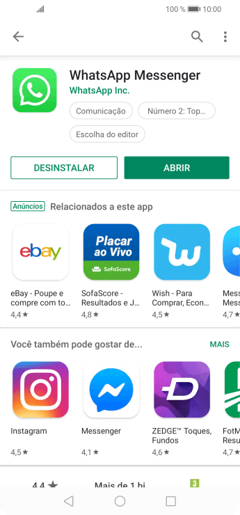 Pressione a tecla de início para voltar à tela inicial. Pressione a tecla de início para voltar à tela inicial.