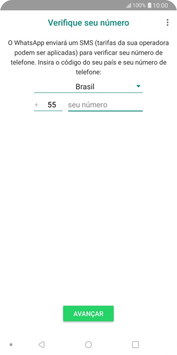 Pressione a lista suspensa. Pressione a lista suspensa.