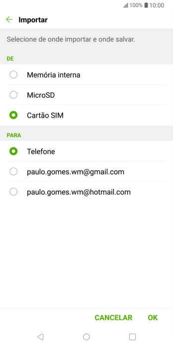 Pressione Telefone. Pressione Telefone.
