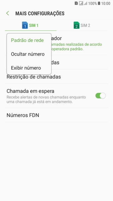 Pressione Exibir número para ativar a identificação do seu número. Pressione Exibir número para ativar a identificação do seu número.