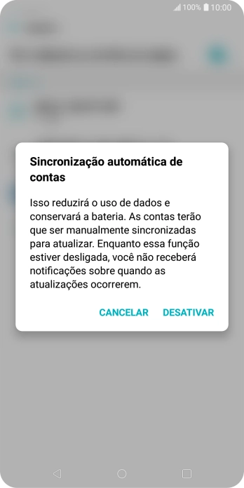 Se você desativar a função, deve pressionar DESATIVAR. Se você desativar a função, deve pressionar DESATIVAR.
