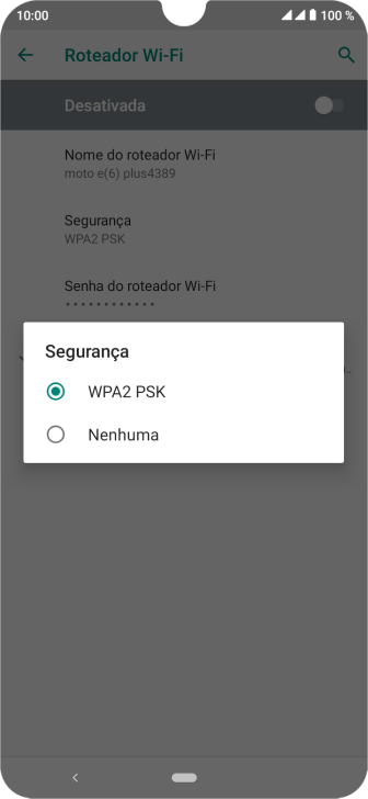 Pressione WPA2 PSK para proteger seu Roteador Wi-Fi com uma senha. Pressione WPA2 PSK para proteger seu Roteador Wi-Fi com uma senha.