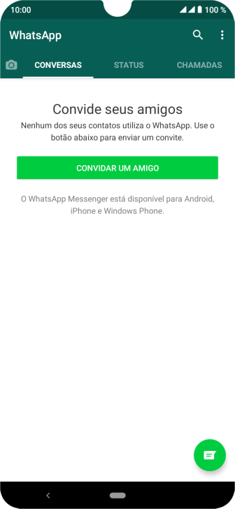 Pressione a tecla de início para finalizar e voltar à tela inicial. Pressione a tecla de início para finalizar e voltar à tela inicial.