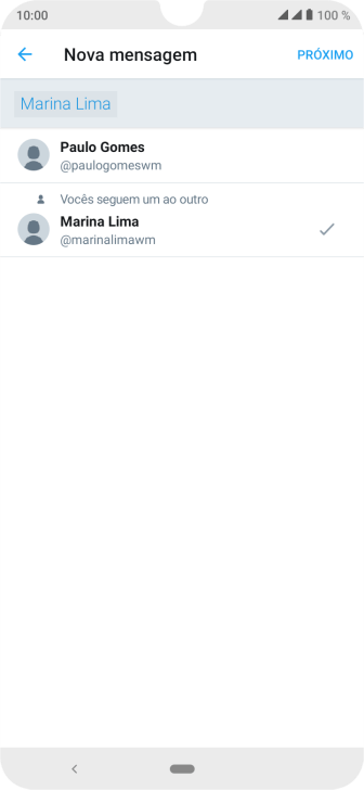Pressione PRÓXIMO. Pressione PRÓXIMO.