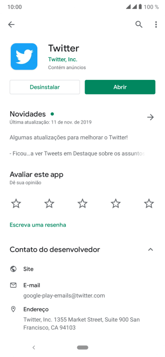 Pressione a tecla de início para finalizar e voltar à tela inicial. Pressione a tecla de início para finalizar e voltar à tela inicial.
