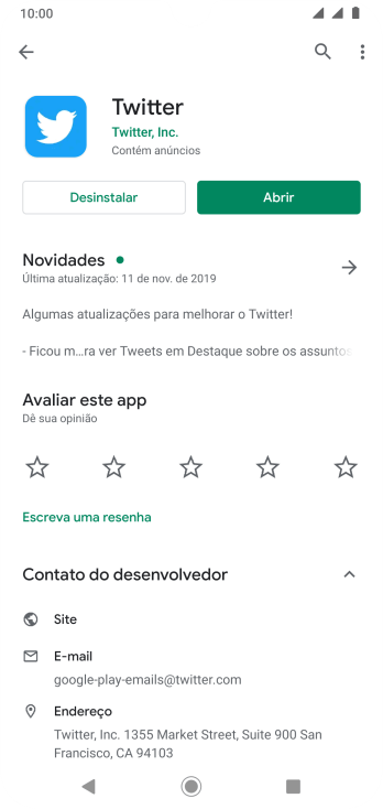 Pressione a tecla de início para finalizar e voltar à tela inicial. Pressione a tecla de início para finalizar e voltar à tela inicial.