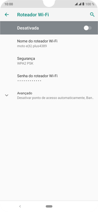 Pressione Nome do roteador Wi-Fi. Pressione Nome do roteador Wi-Fi.