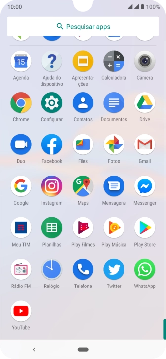 Pressione Play Store. Pressione Play Store.