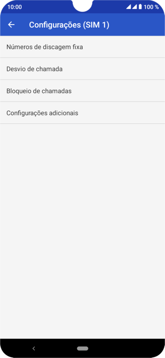 Pressione Configurações adicionais. Pressione Configurações adicionais.