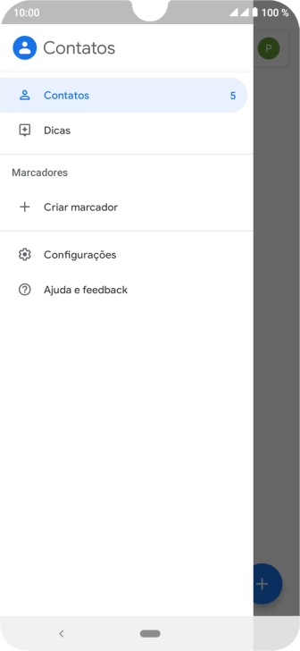 Pressione Configurações. Pressione Configurações.
