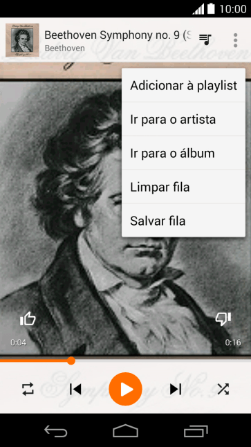 Pressione Adicionar à playlist. Pressione Adicionar à playlist.