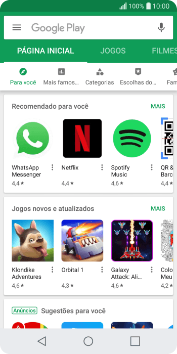 Deslize para a direita a partir do lado esquerdo da tela. Deslize para a direita a partir do lado esquerdo da tela.