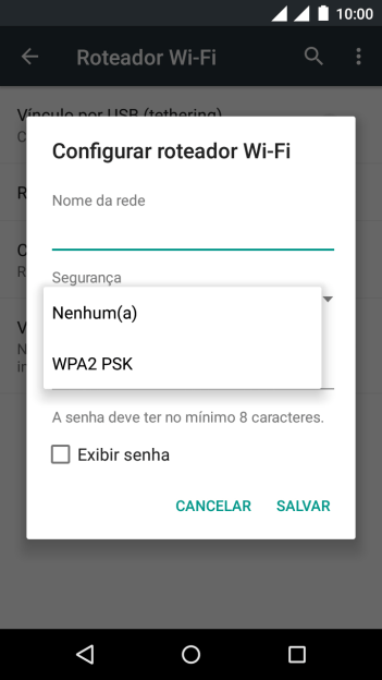 Pressione WPA2 PSK para proteger seu Roteador Wi-Fi com uma senha. Pressione WPA2 PSK para proteger seu Roteador Wi-Fi com uma senha.