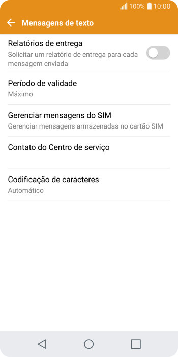 Pressione Contato do Centro de serviço. Pressione Contato do Centro de serviço.