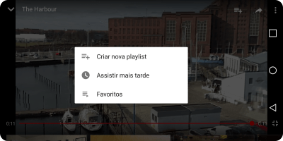 Pressione a lista de reprodução desejada. Pressione a lista de reprodução desejada.