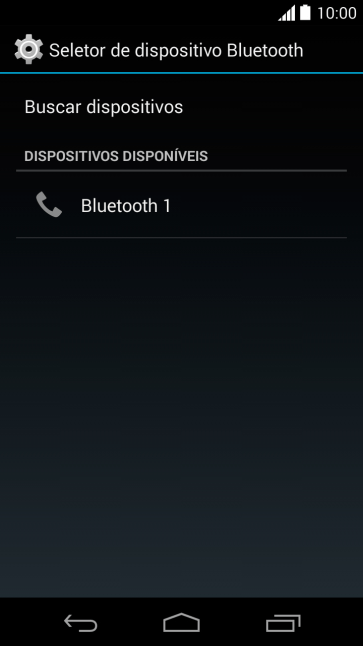 Pressione o dispositivo Bluetooth desejado, e aguarde um instante enquanto o arquivo é transferido. Pressione o dispositivo Bluetooth desejado, e aguarde um instante enquanto o arquivo é transferido.