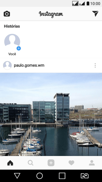 Pressione o ícone de busca. Pressione o ícone de busca.
