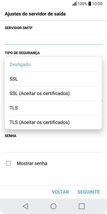 Pressione Desligado para desativar a função. Pressione Desligado para desativar a função.