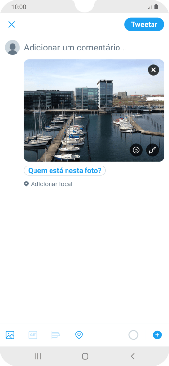 Pressione o campo de escrever, e digite o texto desejado. Pressione o campo de escrever, e digite o texto desejado.