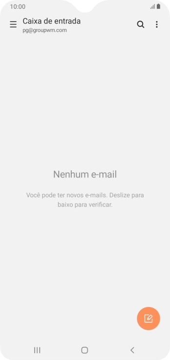 Deslize para a direita a partir do lado esquerdo da tela. Deslize para a direita a partir do lado esquerdo da tela.