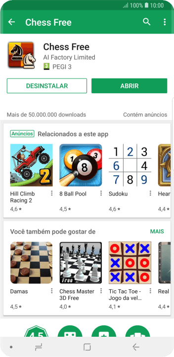 Pressione a tecla de início para finalizar e voltar à tela inicial. Pressione a tecla de início para finalizar e voltar à tela inicial.