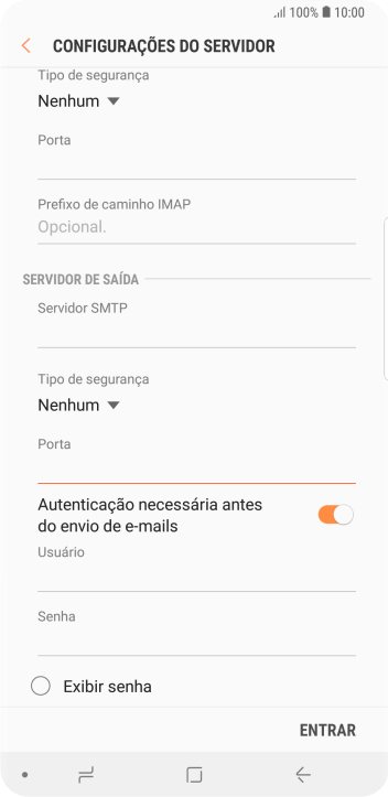 Pressione o indicador ao lado de Pressione o indicador ao lado de