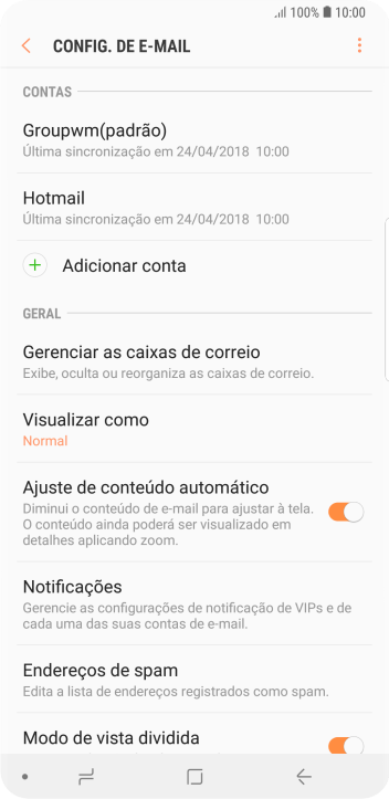 Pressione Notificações. Pressione Notificações.