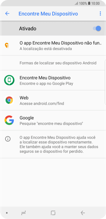 Pressione o indicador para ativar a função. Pressione o indicador para ativar a função.