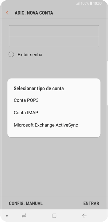 Pressione Conta IMAP. Pressione Conta IMAP.