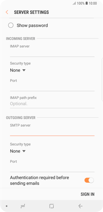 Press the drop down list below Press the drop down list below