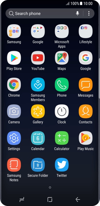 Press Samsung. Press Samsung.