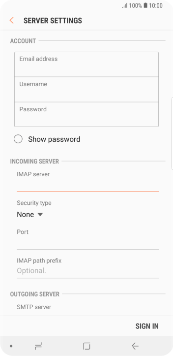 Press the drop down list below Press the drop down list below