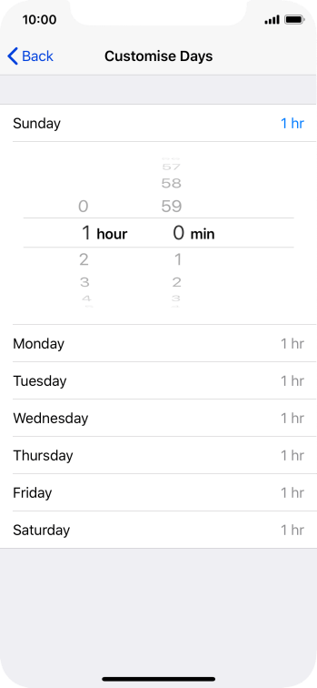 Select the required period. Select the required period.