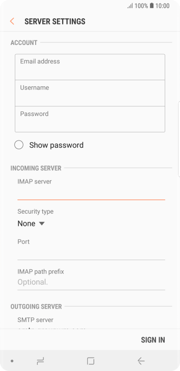 Press the drop down list below Press the drop down list below