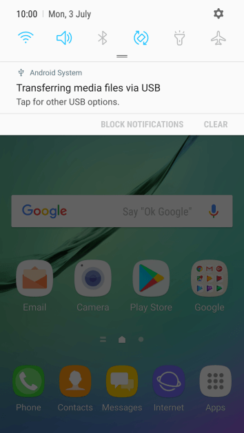 Press the settings icon. Press the settings icon.