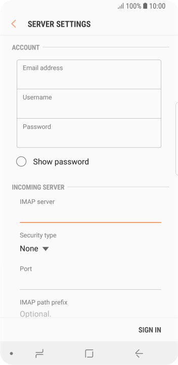 Press the drop down list below Press the drop down list below