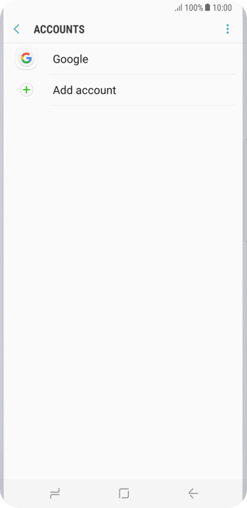 Press Add account. Press Add account.