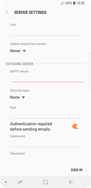 Press the drop down list below Press the drop down list below