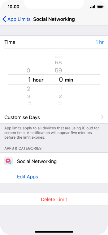Press Customise Days. Press Customise Days.