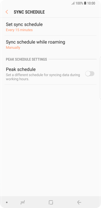 Press the Home key to return to the home screen. Press the Home key to return to the home screen.
