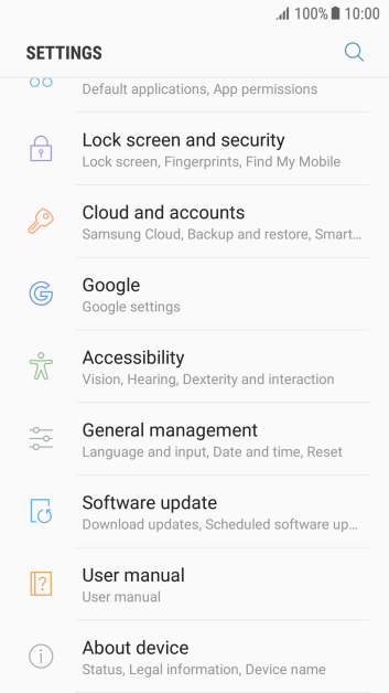 Press Cloud and accounts. Press Cloud and accounts.
