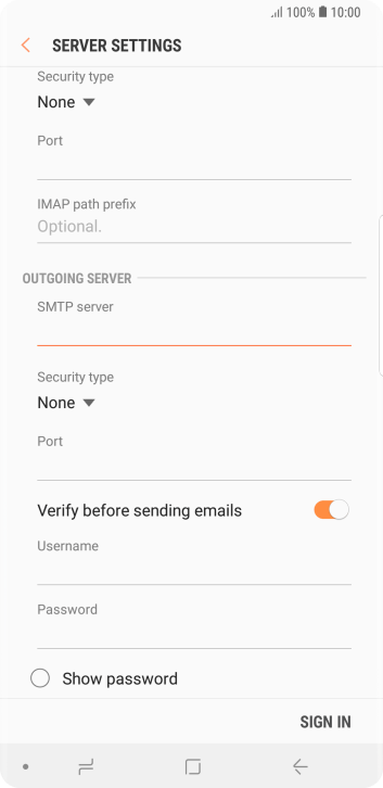 Press the drop down list below Press the drop down list below