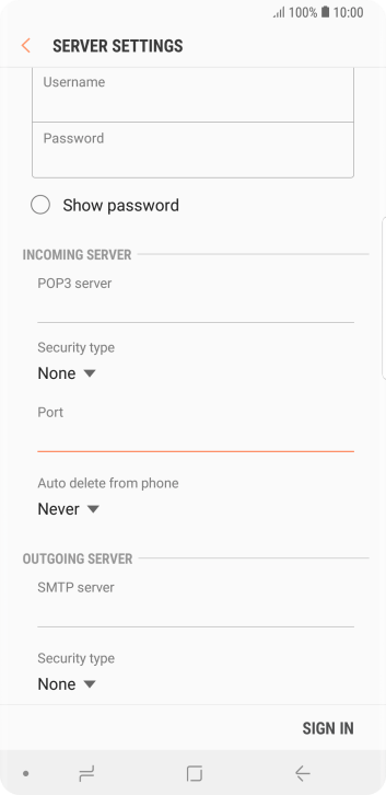 Press the drop down list below Press the drop down list below